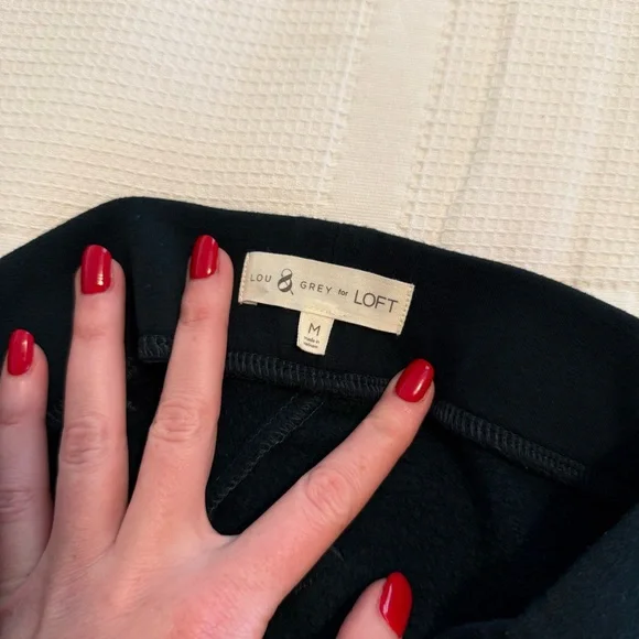 Lou & Grey by LOFT Signaturesoft Wide Leg Pants - Picture 6 of 7